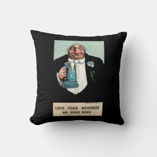 Coussin Aimez votre voisin (Recto)