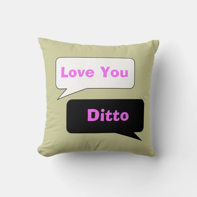Coussin Aimez-vous idem (Recto)
