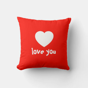 Coussin Aimez-vous Valentine Coeur Vacances Jeu d'oreiller