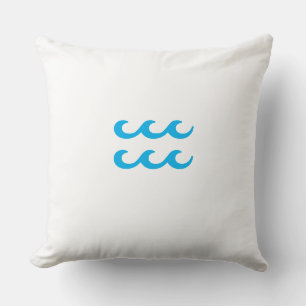 Coussin Aire bleu astrologie signe zodiaque bonne chance