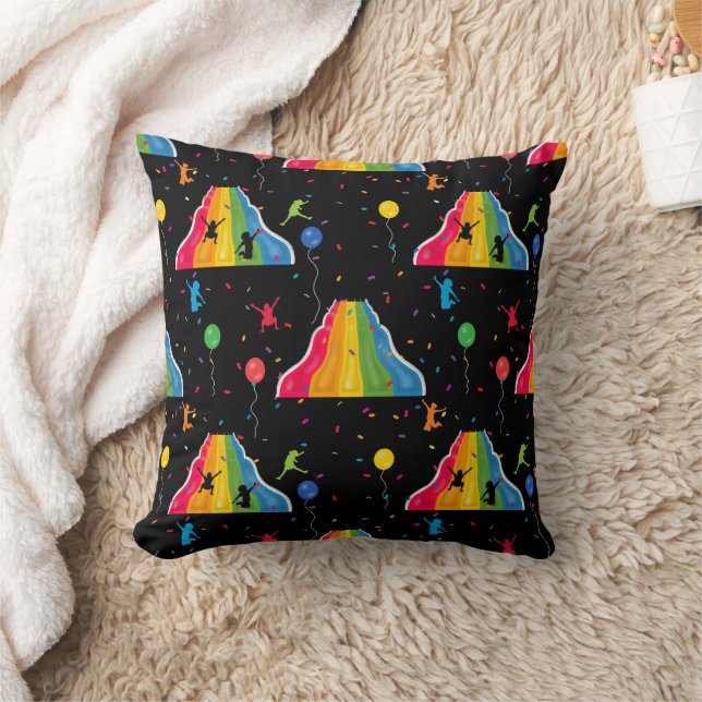 Coussin Aire de jeux intérieure pour enfants avec toboggan (Couverture)