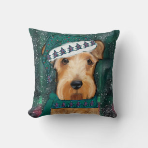 Coussin Airedale Terrier