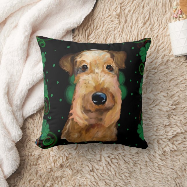 Coussin Airedale Terrier (Couverture)