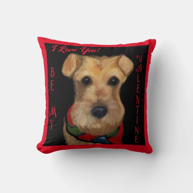 Coussin Airedale Terrier (Recto)