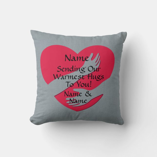 Coussin Ajouter des noms Changer tout le coeur du texte En (Recto)