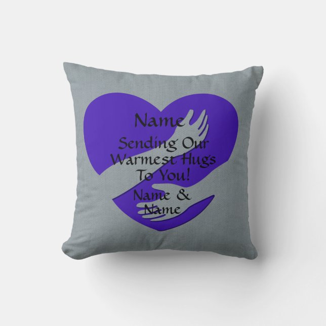 Coussin Ajouter des noms Changer tout le coeur du texte En (Recto)