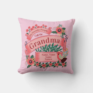 Coussin Ajouter des noms Changer tout le texte favori Les