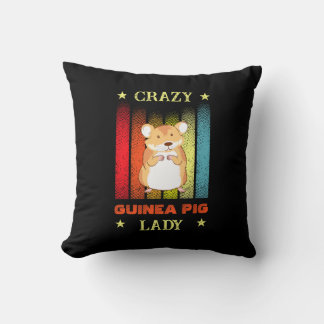 Coussin Ajouter un nom Modifier le texte Crazy Guinea Pig