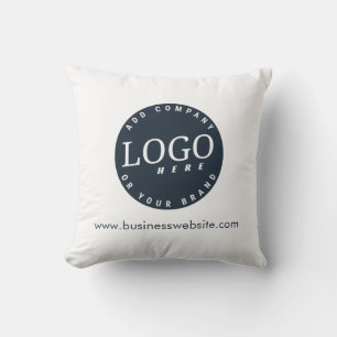 Coussin Ajouter Votre Logo D'Affaires Adresse De Site Web 