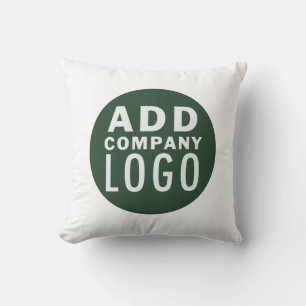 Coussin Ajouter votre logo d'entreprise personnalisé