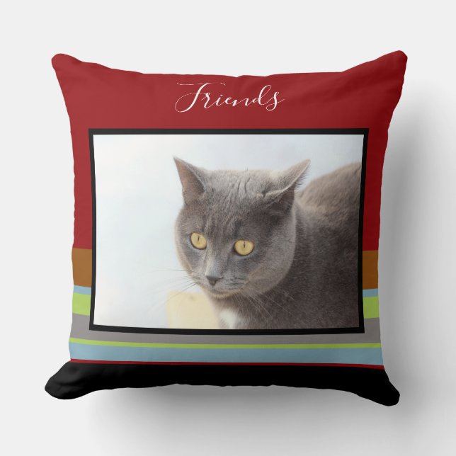 Coussin Ajouter votre photo pour animaux de compagnie (Recto)