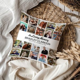 Coussin Ajoutez vos propres photos et texte personnalisé
