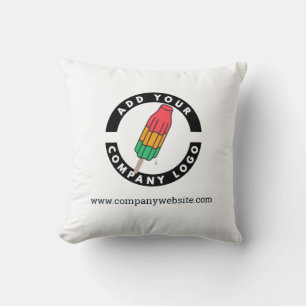 Coussin Ajoutez Votre Logo d'Entreprise Promos Personnalis