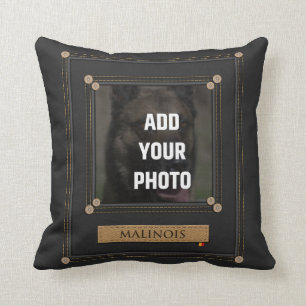 Coussin Ajoutez votre photo Malinois - berger belge