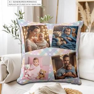 Coussin Ajoutez votre propre Photo Famille
