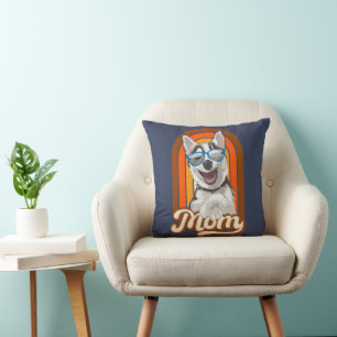 Coussin Alaskan husky maman, siberian husky maman