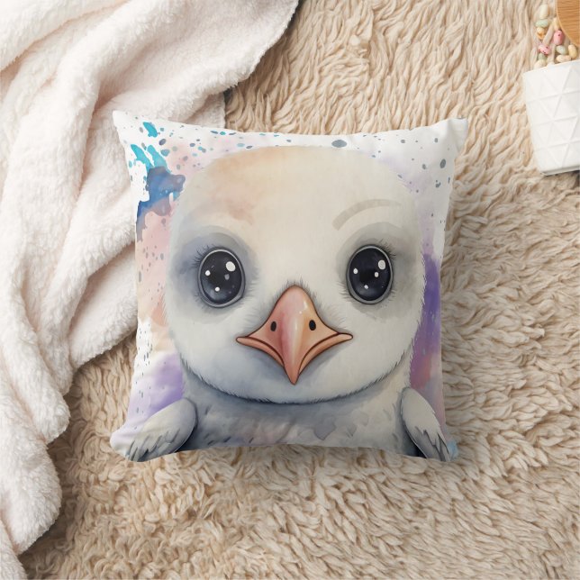 Coussin Albatross Baby Kawaii (Couverture)