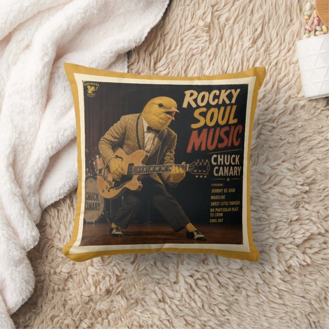 Coussin Album de Chuck Canary : une parodie (Couverture)