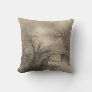 Coussin Album des paysages Feuille 1 par Wang Gai