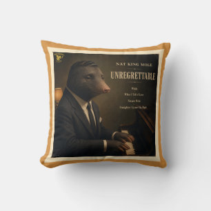 Coussin Album Nat King Mole : une parodie