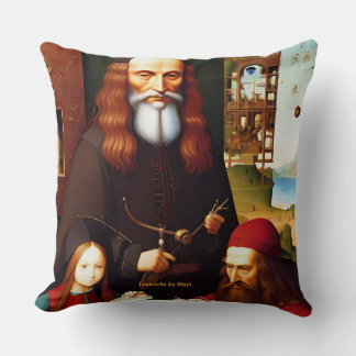 Coussin Alchimiste Leonardo da Vinci -