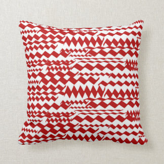 Coussin aléatoire de motifs de zigzag