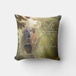 Coussin Aletha Soldat Si Amour Unique Forêt Pet Memorial