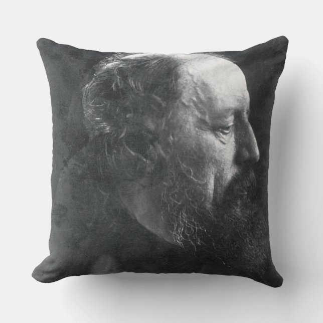Coussin Alfred, seigneur Tennyson (1809-92) c.1868 (P.R. (Recto)