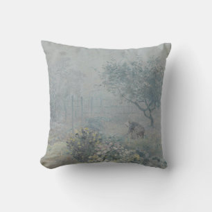 Coussin Alfred Sisley - Fog, Voisins