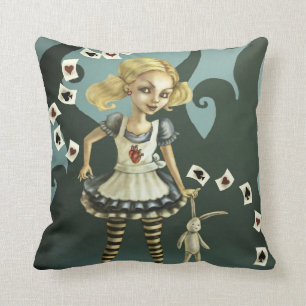 Coussin Alice au pays des merveilles