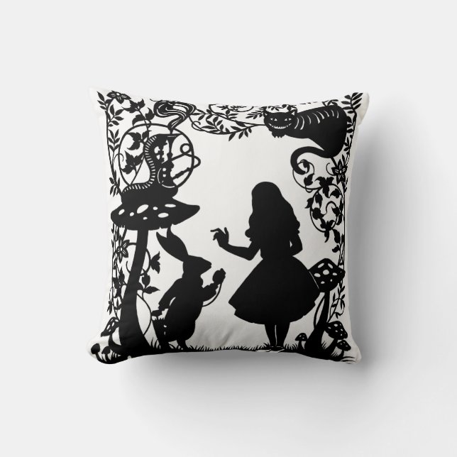 Coussin Alice au pays des merveilles (Recto)