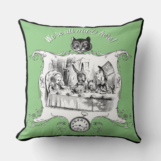 Coussin Alice au pays des merveilles (Recto)