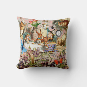 Coussin Alice au Pays des Merveilles, l'Art de la Fête du