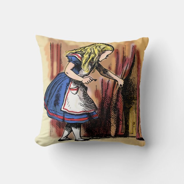 Coussin Alice dans le pays des merveilles et le petit (Recto)