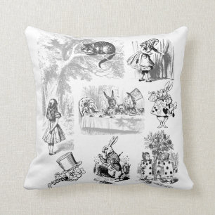 Coussin Alice vintage dans la collection du pays des