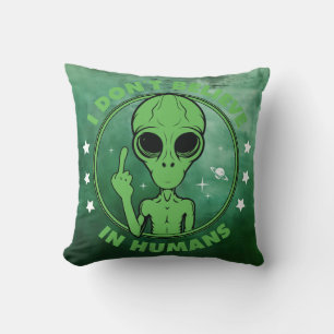 Coussin Alien anti-humain