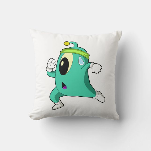 Coussin Alien en tant que coureur (Recto)