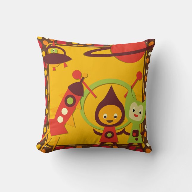 Coussin Alien Invasion (Recto)