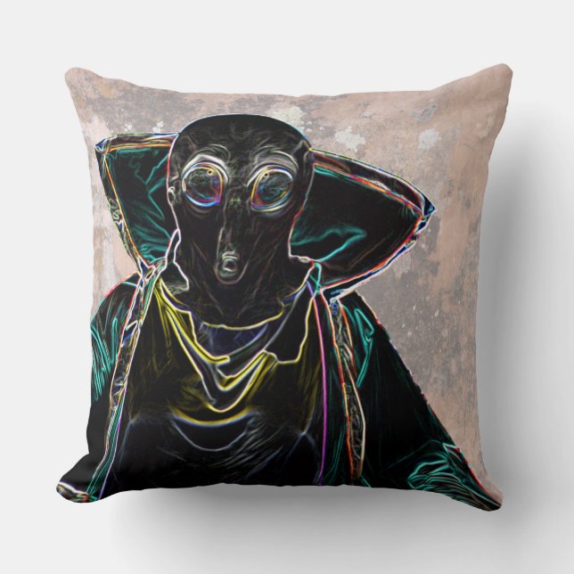 Coussin Aliens de Roswell (Recto)
