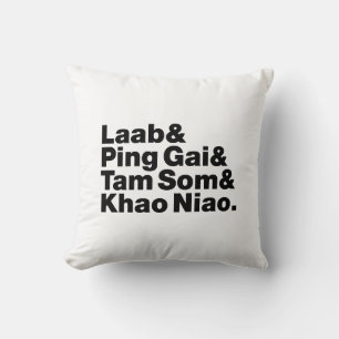 Coussin Alimentation de la rue laotienne