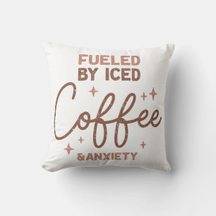 Coussin Alimenté Par Le Café Et L'Anxiété