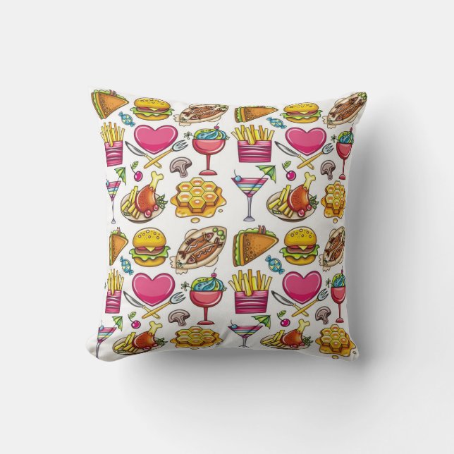 Coussin Aliments d'été (Recto)