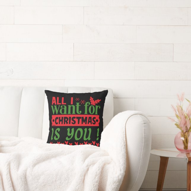 COUSSIN ALL I WANT FOR CHRISTMAS IS YOU (Canapé)