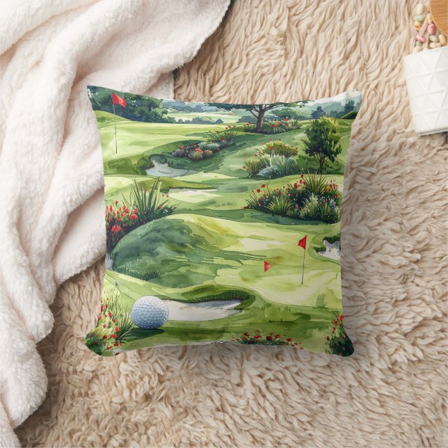 Coussin Allée de golf (Couverture)