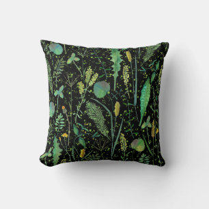 Coussin Allée de jardin romantique