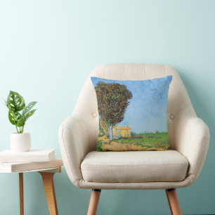 Coussin Allée près d'Arles par Vincent van Gogh