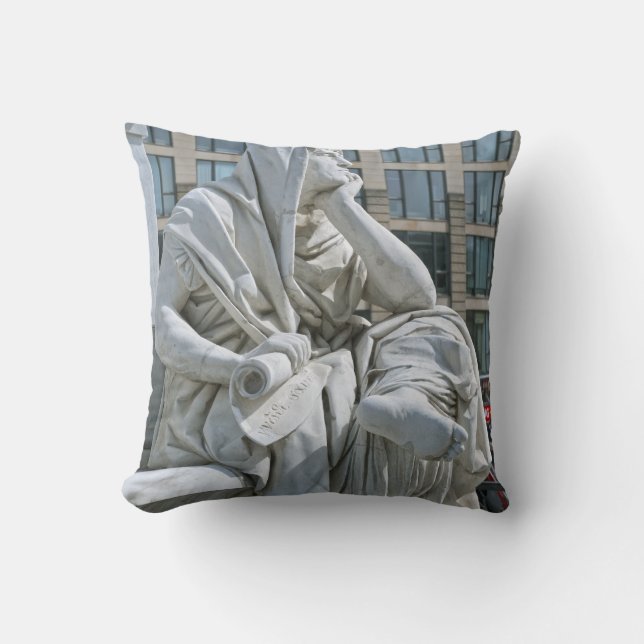 Coussin Allégorie de la philosophie du monument de Schille (Recto)