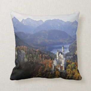 Coussin Allemagne, Bavière, Château de Neuschwanstein.