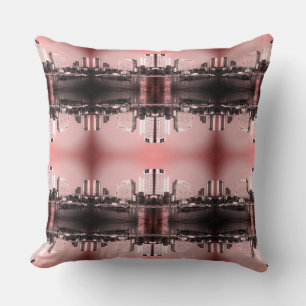 Coussin Allemagne vintage Frankfurt Main river Thaillow Pi