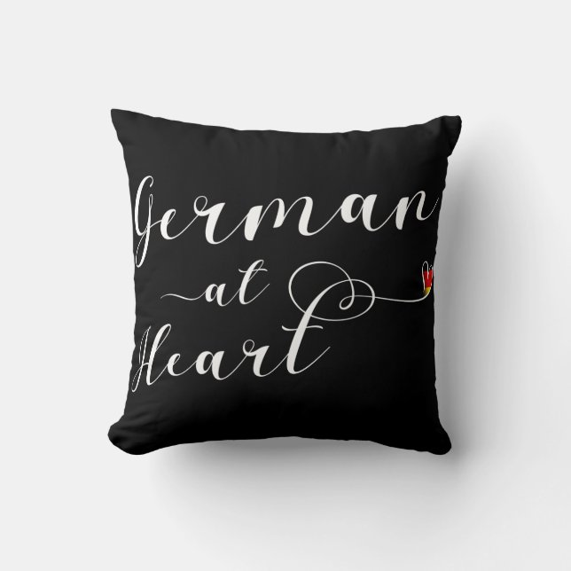 Coussin Allemand Au Coeur, Allemagne (Recto)